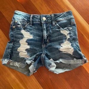 (7)American  eagle denim shorts